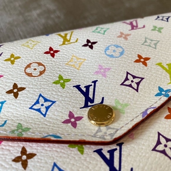 ✨BRAND NEW ✨💯% AUTHENTIC LOUIS VUITTON SARAH WALLET MULTICOLOR - Picture 6 of 17